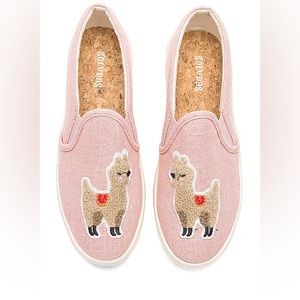 Soludos llama slip on sneakers